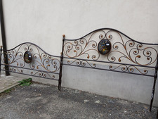 Letto ferro riccioli usato  Italia