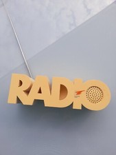 Radio schriftzug radio gebraucht kaufen  Hamburg