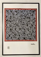 Lithographie keith haring d'occasion  Luzech