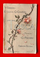 Puccini tosca ricordi usato  Perugia