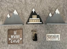 Quarto de bebê tema floresta montanha decoração quarto de bebê comprar usado  Enviando para Brazil
