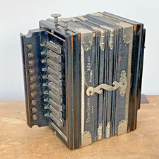 Antique wooden accordion for sale  NEWPORT-ON-TAY