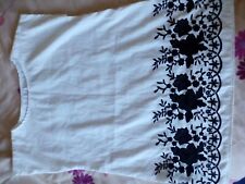 Ladies white embroidered for sale  BALLYMENA