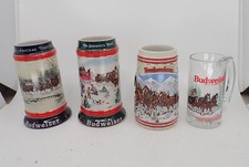 Lot budweiser steins for sale  Santa Cruz