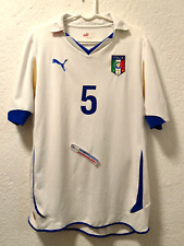 Camiseta de fútbol Fabio Cannavaro #5 Italia Camiseta Puma L Visitante Italia Fútbol segunda mano  Embacar hacia Argentina