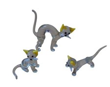 Glass cats kittens for sale  WARRINGTON