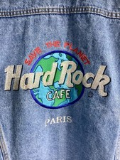Jaqueta jeans Hard Rock Cafe Paris - Tamanho G unissex nova com etiquetas Save The Planet comprar usado Jaqueta jeans Hard Rock Cafe Paris - Tamanho G unissex nova com etiquetas Save The Planet comprar usado  Enviando para Brazil