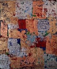 ALEXANDRE PONS/Abstrait contemporain  pièce unique format 55x46 cm na sprzedaż  Wysyłka do Poland
