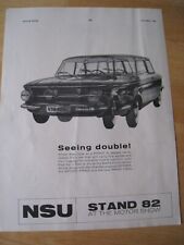 Seeing double nsu for sale  BRISTOL