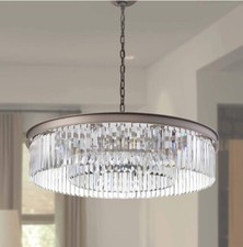 Crystal nickel chandeliers for sale  Olathe