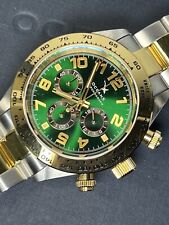 Relógio masculino OCEANX Speed Racer Chrono SRS361 pulseira de quartzo verde 20ATM Ø42mm comprar usado  Enviando para Brazil