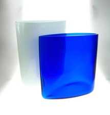 Pair danish glass for sale  CONSETT