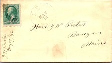 GOLDPATH: US EARLY COVER 1882 ME.3C.CANCELAMENTO EXTRAVAGANTE. CV802_P17 comprar usado  Enviando para Brazil