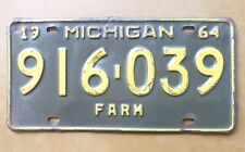 1964 michigan license for sale  Summerfield