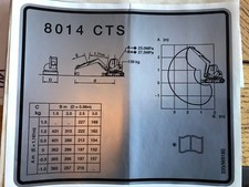 Jcb 8014 decal for sale  ILKESTON