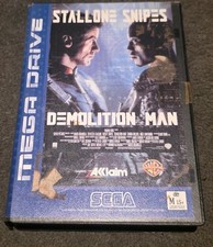 DEMOLITION MAN, SEGA MEGA DRIVE, NA CAIXA COM MANUAL,  comprar usado  Enviando para Brazil