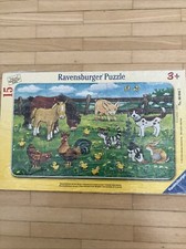 Bauernhoftiere wiese rahmenpuz gebraucht kaufen  Stuttgart