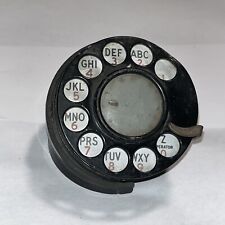 Antiguo dial giratorio para teléfono - baquelita negra  segunda mano  Embacar hacia Argentina