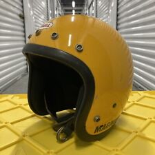 Capacete de motocicleta vintage Bell Magnum III 3 amarelo Snell 1975, usado comprar usado  Enviando para Brazil