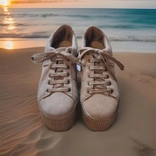 Stradivarius beige suede for sale  STANLEY