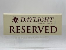 Placa reservada Daylight Beach Club cabine VIP mesa Las Vegas cassino clube de bilhar comprar usado  Enviando para Brazil