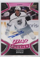 2021-22 Upper Deck MVP Rookie Magenta Auto Quinton Byfield #244 comprar usado  Enviando para Brazil