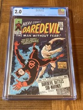 Daredevil cgc 2.0 for sale  Tewksbury