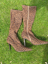 Stiefel leoparden druck gebraucht kaufen  Weiterstadt