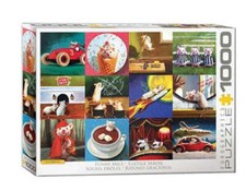 Puzzle 1000 elementów. Śmieszne myszy na sprzedaż  PL
