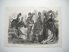 Gravure 1871. modes d'occasion  Laxou