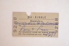 Railway ticket btc for sale  BANBURY