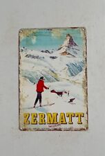 Insegna zermatt switzerland usato  Settingiano