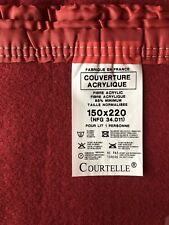 Couverture courtelle rouge d'occasion  Tillières-sur-Avre
