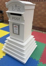 Handmade wedding postbox for sale  WARWICK