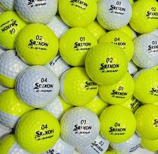 50 BOLAS DE GOLFE AMARELAS BRANCAS DIVIDIDAS EM ALCATRÃO SRIXON Z AAAA FRETE GRÁTIS comprar usado  Enviando para Brazil