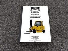 Empilhadeira a diesel Landoll Drexel R60 CB manual do proprietário do operador F-611-R1, usado comprar usado  Enviando para Brazil