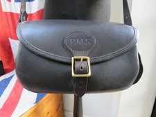 Bolso Cartucho Croot's Grande Cuero Marrón Oscuro Calidad segunda mano  Embacar hacia Mexico
