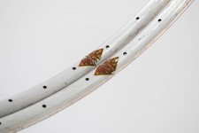 C.1950s PAIR, EARLY MAVIC TUBULAR ALLOY VINTAGE BICYCLE RIMS - 700C - 32H / 40H for sale  PRESTON