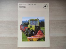 1985 Wkład na użytki zielone MB-trac 700-1000 Ciągnik na cztery koła [DE] - broszura na sprzedaż  PL