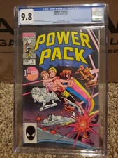Power Pack 1 CCG 9.8 Marvel 1984 1ª aparição Alex Julie Jack Katie BRANCO páginas, usado comprar usado  Enviando para Brazil