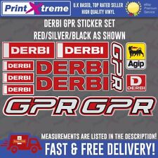 Derbi gpr stickers for sale  WALTHAM ABBEY