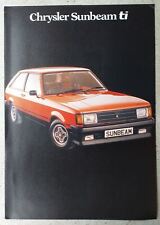 Chrysler sunbeam rare for sale  LYDNEY