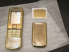 RARO LIMITADO NUEVO Nokia 8800 Oro Arte 8800e Pitón Recubrimiento Piezas Carcasa Cubierta Estuche segunda mano  Embacar hacia Argentina