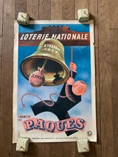 Affiche ancienne loterie d'occasion  Bourges