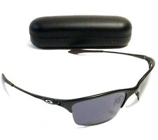 Usado, ÓCULOS DE SOL RARO OAKLEY MEIO FIO Armações de carbono escuro com lentes de carbono preto comprar usado  Enviando para Brazil