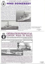 Commissioning hms somerset for sale  HODDESDON