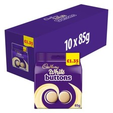 Cadbury white buttons for sale  MARGATE