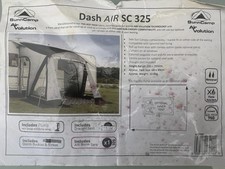 Sunncamp dash air for sale  SWADLINCOTE