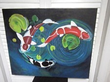 Japanese acrylic painting for sale  Saint Benedict