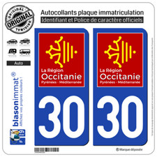 Stickers autocollant plaque d'occasion  Balaruc-les-Bains